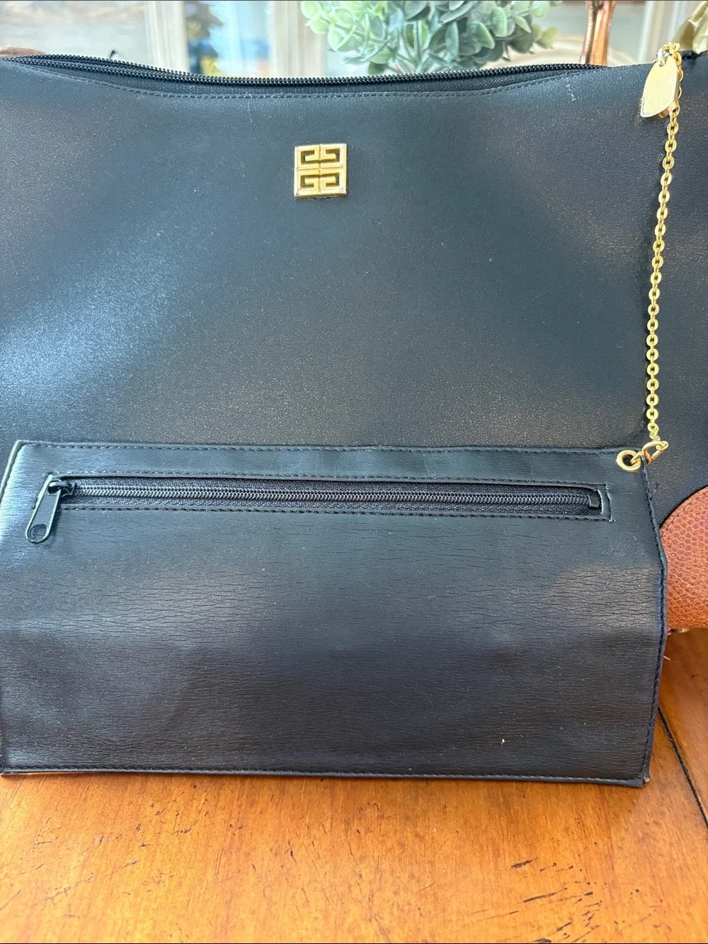 Givenchy Classic Black & Brown Two-Tone Shoulder Bag
